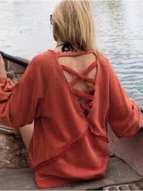 POL Criss Cross Back Top